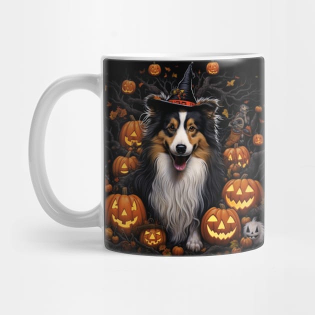 Sheltie Halloween by NatashaCuteShop